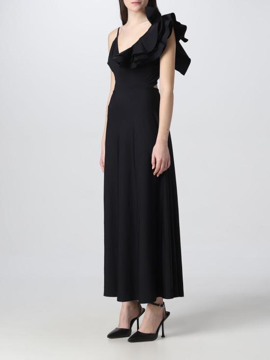  메이겔 코로넬 롱 원피스 VT 015 BLK Black - MAYGEL CORONEL