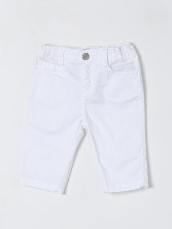  [키즈] 엠포리오 아르마니 스트레이트 팬츠 8NHJ024N7LZ 0100 White