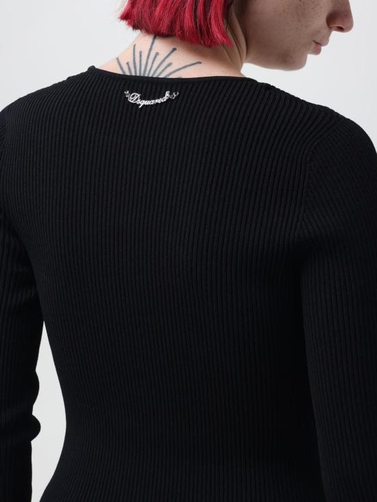 25FW 디스퀘어드2 숏 원피스 S75CV0593S18168 900 Black - DSQUARED2