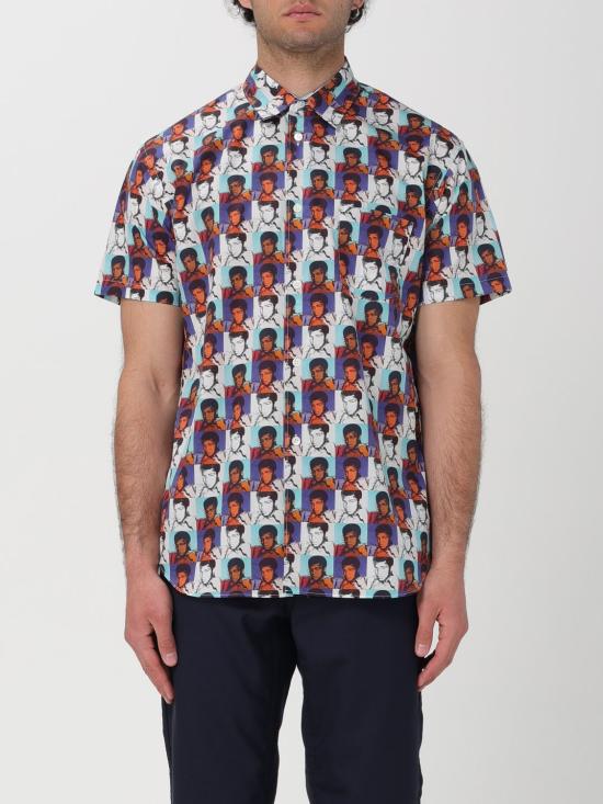 25FW 꼼데가르송 반팔 셔츠 FMB020 1 Red