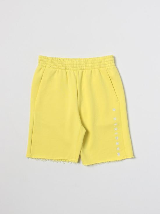 25FW [키즈] MM6 메종마르지엘라 쇼츠/버뮤다 M60316MM007 M6203 Yellow