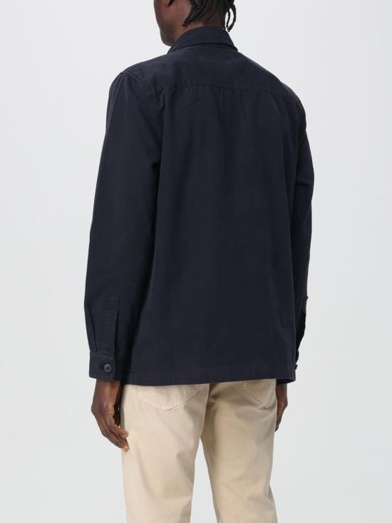 25FW 바버 긴팔 셔츠 MOS0281 NY91 Blue - BARBOUR