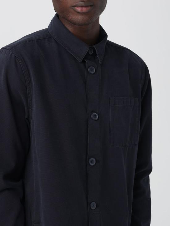 25FW 바버 긴팔 셔츠 MOS0281 NY91 Blue - BARBOUR