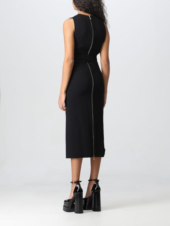  베르사체 미디 원피스 10082521A02395 1B000 Black - VERSACE