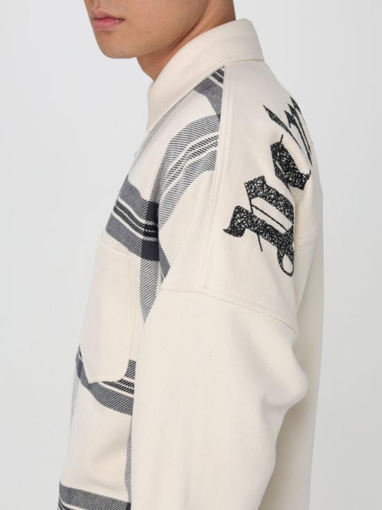 25FW 팜앤젤스 긴팔 셔츠 PMES002R24FAB001 0311 White - PALM ANGELS