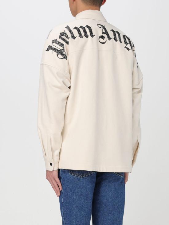 25FW 팜앤젤스 긴팔 셔츠 PMES002R24FAB001 0311 White - PALM ANGELS