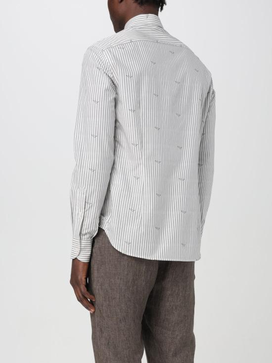  엠포리오 아르마니 긴팔 셔츠 3D1C861K3LZ F1H0 Grey - EMPORIO ARMANI