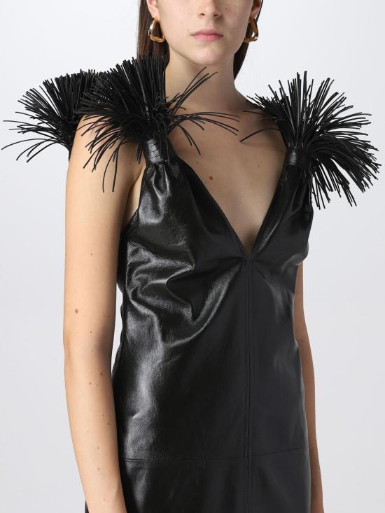  보테가베네타 미디 원피스 716178VKLC0 3350 Green - BOTTEGA VENETA