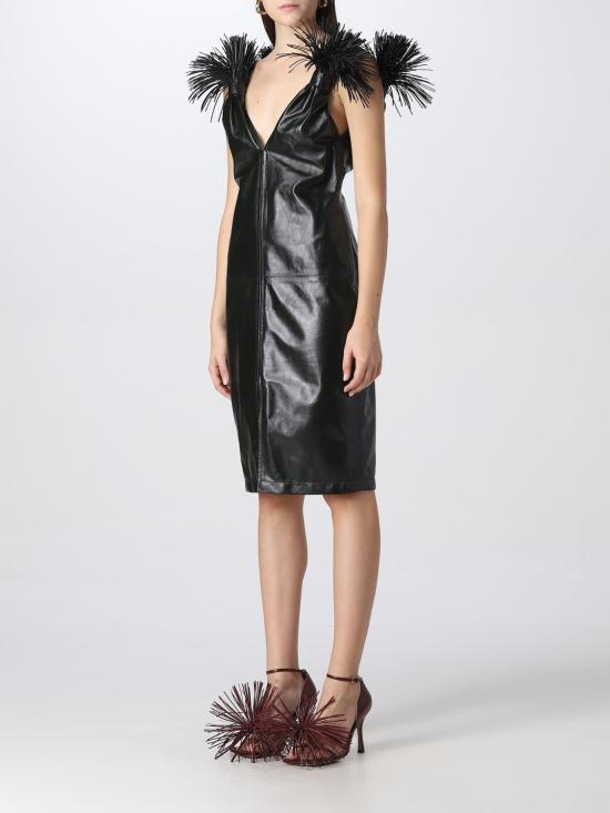  보테가베네타 미디 원피스 716178VKLC0 3350 Green - BOTTEGA VENETA