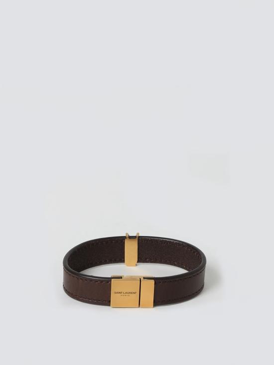  생로랑 브레이슬릿 777330AAC5S 2447 Brown - SAINT LAURENT