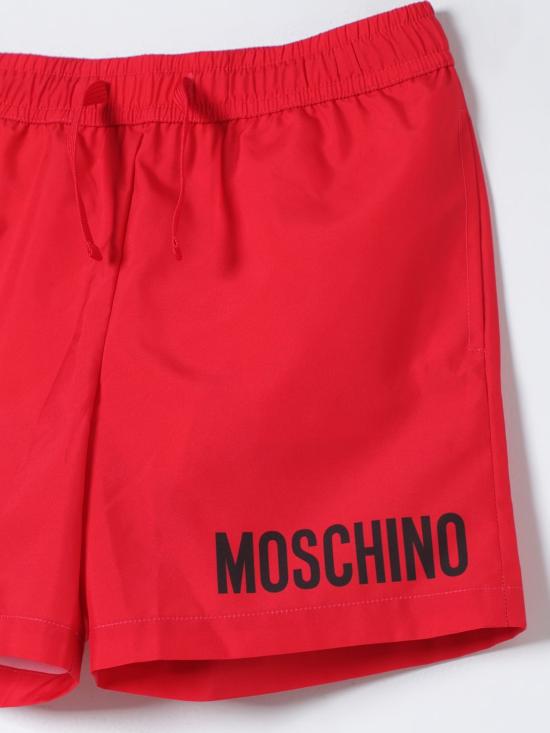  [키즈] 모스키노 스윔팬츠 HUL01FLKA02 50109 Red - MOSCHINO