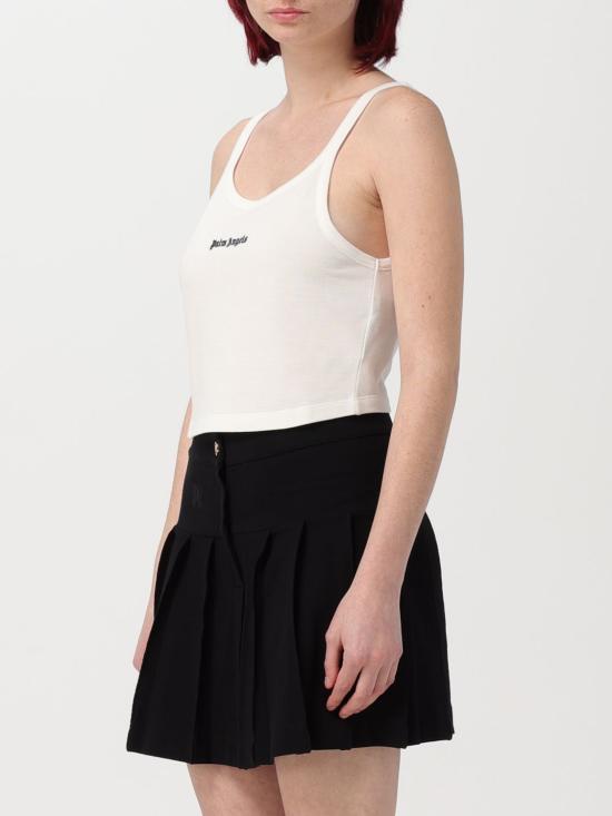 25FW 팜앤젤스 민소매 티셔츠 PWAD060S24FAB002 0310 White - PALM ANGELS