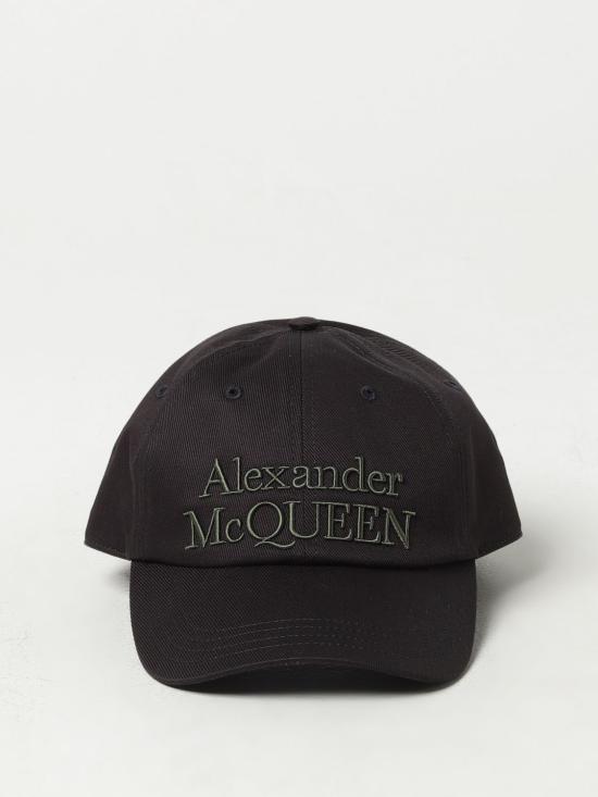 25FW 알렉산더 맥퀸 볼캡 6886584105Q 1066 Black - ALEXANDER MCQUEEN