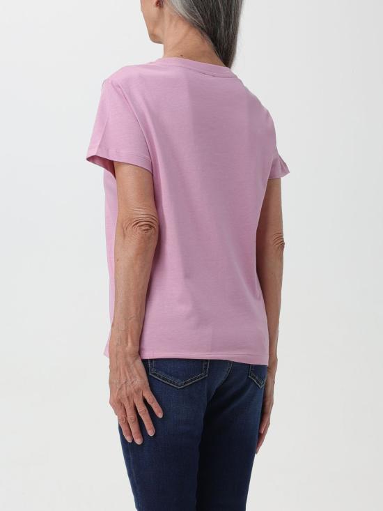 25FW 핑코 반팔 티셔츠 100373A1N8 N98 Pink - PINKO