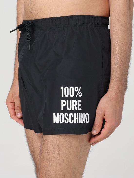  모스키노 스윔팬츠 42010274 1555 Black - MOSCHINO