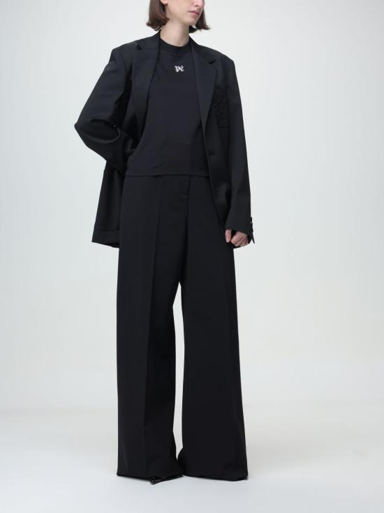 25FW 팜앤젤스 반팔 티셔츠 PWAA044S24JER002 1003 Black - PALM ANGELS