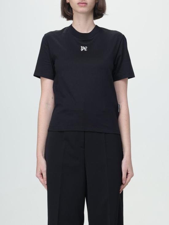 25FW 팜앤젤스 반팔 티셔츠 PWAA044S24JER002 1003 Black