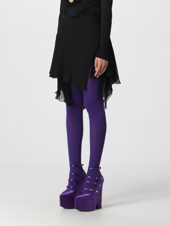 25FW 베르사체 숏 스커트 10078831A06582 1B000 Black - VERSACE