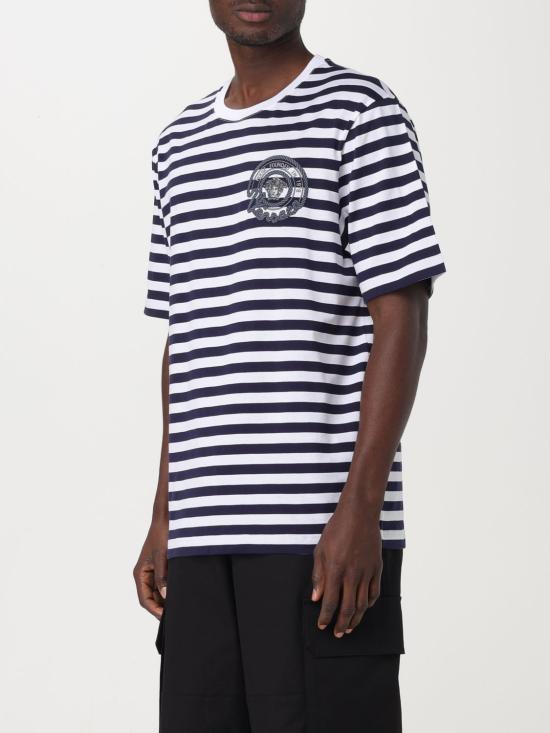 25FW 베르사체 반팔 티셔츠 10133021A09873 2WL60 Multicolor - VERSACE