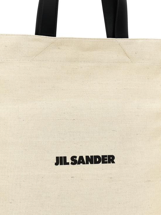 25FW 질샌더 토트백 J26WC0018P7060280 White Black - JIL SANDER
