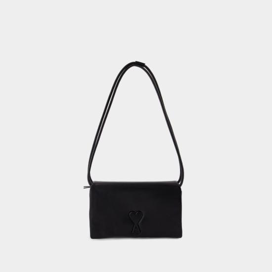  아미 레더 부레즈부 월렛 스트랩 ULL164AL0052001 BLACK