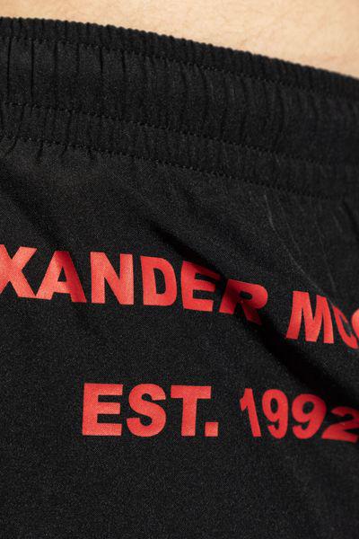 24FW 알렉산더 맥퀸 스윔팬츠 6600604419Q BLACKLRED - ALEXANDER MCQUEEN