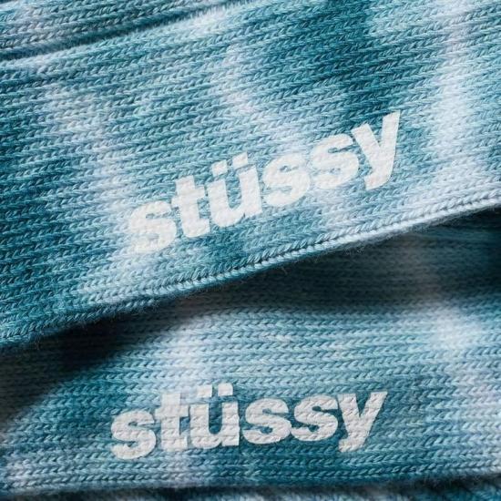  스투시 양말 138741TEAL Light Blue - STUSSY