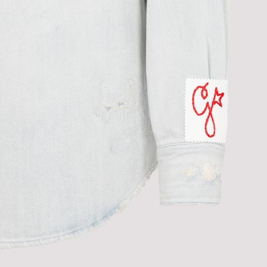 24FW 골든구스 셔츠 GWP00589P00062750100 BLUE - GOLDEN GOOSE