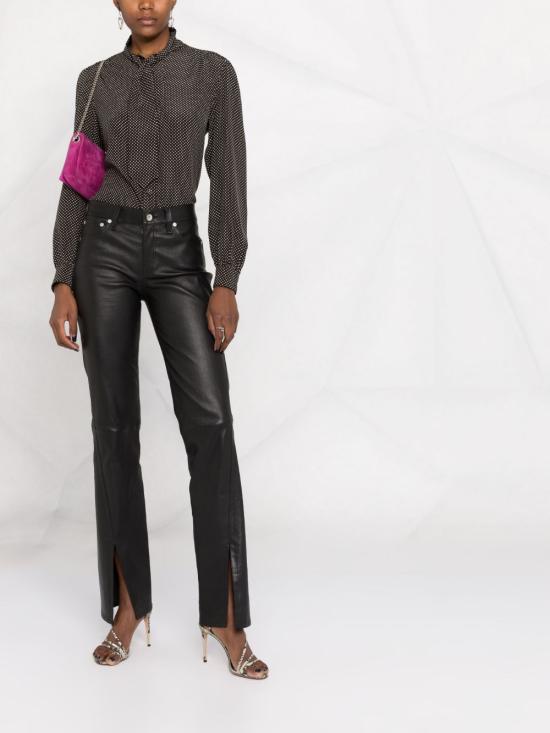  생로랑 블라우스 650235Y6C45 BLACK - SAINT LAURENT