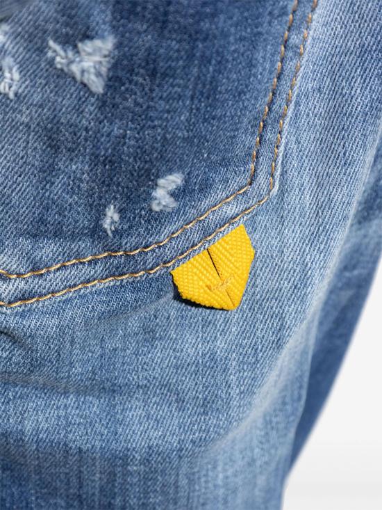 24FW 디스퀘어드2 데님 팬츠 S74LB1553S30342 470 NAVY BLUE - DSQUARED2