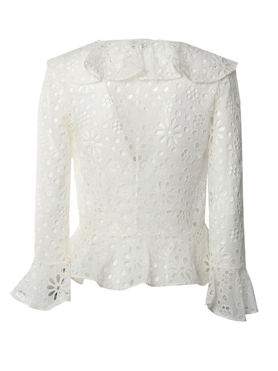 24FW 생로랑 블라우스 686567Y3E089601 CRAIE - SAINT LAURENT