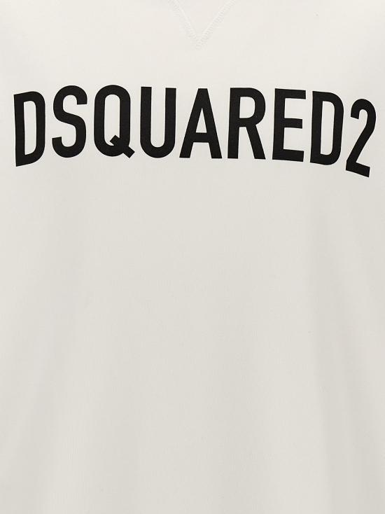 25FW 디스퀘어드2 긴팔 티셔츠 S74GU0664D25002100 White Black - DSQUARED2