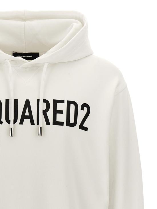 25FW 디스퀘어드2 긴팔 티셔츠 S74GU0664D25002100 White Black - DSQUARED2
