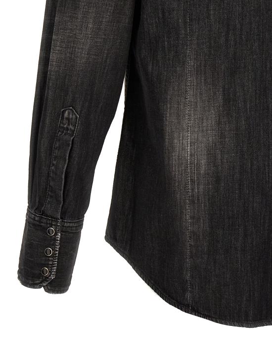 25FW 디스퀘어드2 데님 셔츠 S74DM0848S30826900 Black - DSQUARED2