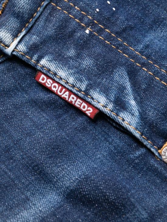  디스퀘어드2 데님 팬츠 S75LB0791 S30342 470 NAVY BLUE - DSQUARED2