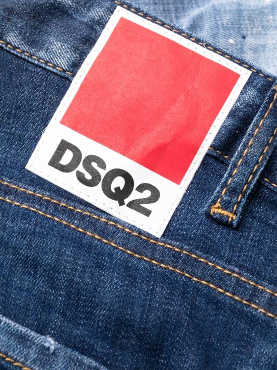  디스퀘어드2 데님 팬츠 S75LB0791 S30342 470 NAVY BLUE - DSQUARED2