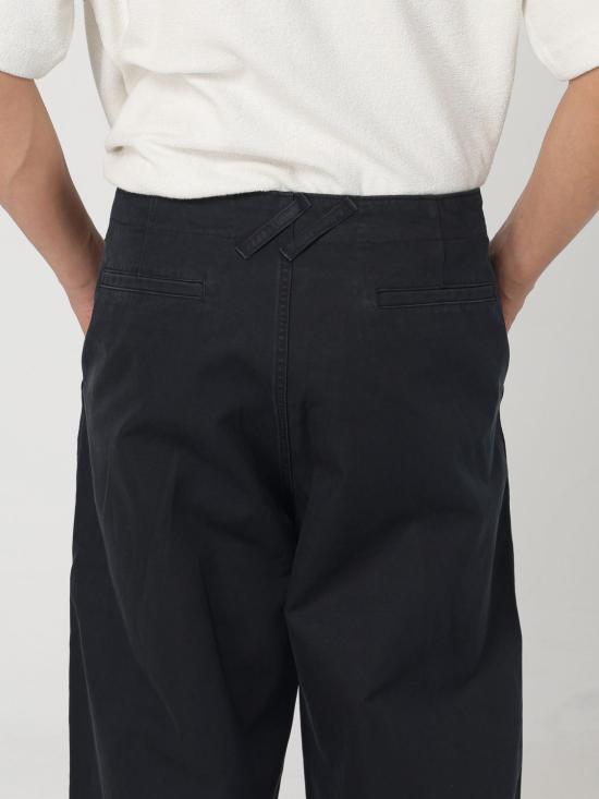 25FW 버버리 코튼 팬츠 스트레이트 팬츠 8083619 Black - BURBERRY