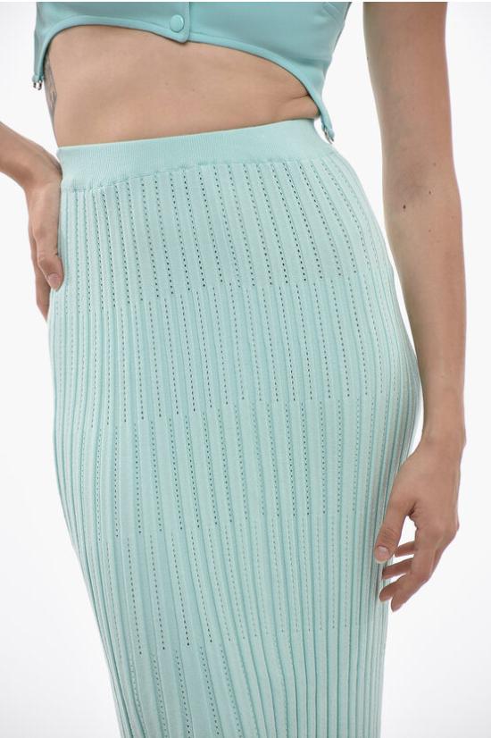  에어론 롱 스커트 AW23RSSK159430332 Light blue - AERON