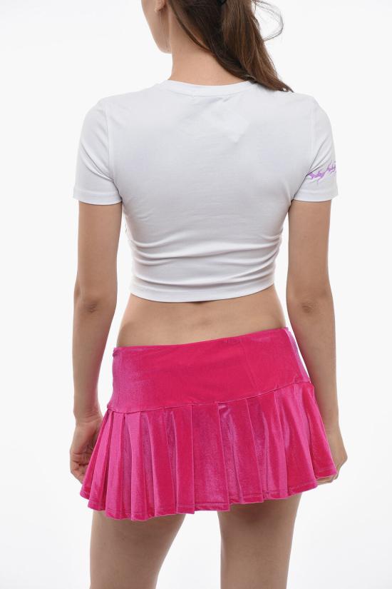  아드리아나 핫 꾸뛰르 반팔 티셔츠 AHC SLEEVE TATTOO TOP LILAC GLITTER White - ADRIANA HOT COUTURE