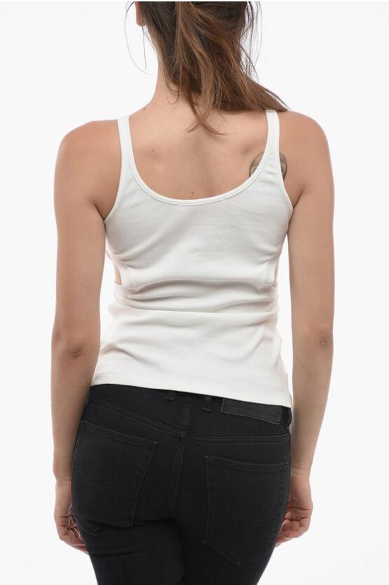  오프화이트 민소매 티셔츠 OWAD172C99JER0010100 White - OFF WHITE