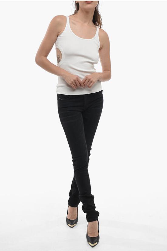  오프화이트 민소매 티셔츠 OWAD172C99JER0010100 White - OFF WHITE