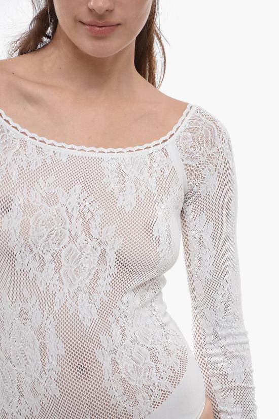  디 아티코 긴팔 티셔츠 231WCY08 PA26 001 White - THE ATTICO