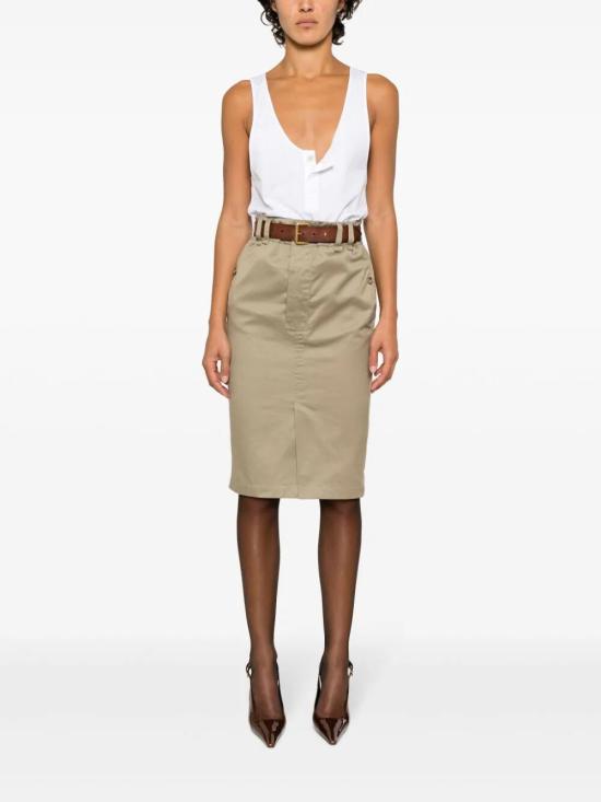  생로랑 민소매 티셔츠 790074Y227W WHITE - SAINT LAURENT