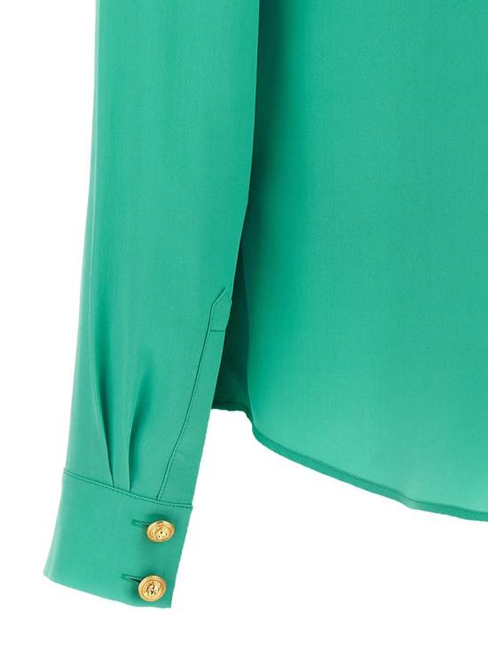 24FW 발망 셔츠 DF1HS050SD427CN BLUE - BALMAIN