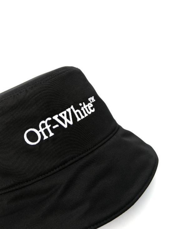 24FW 오프화이트 버킷햇 OWLB021C99FAB005 1001 BLACK WHITE - OFF WHITE