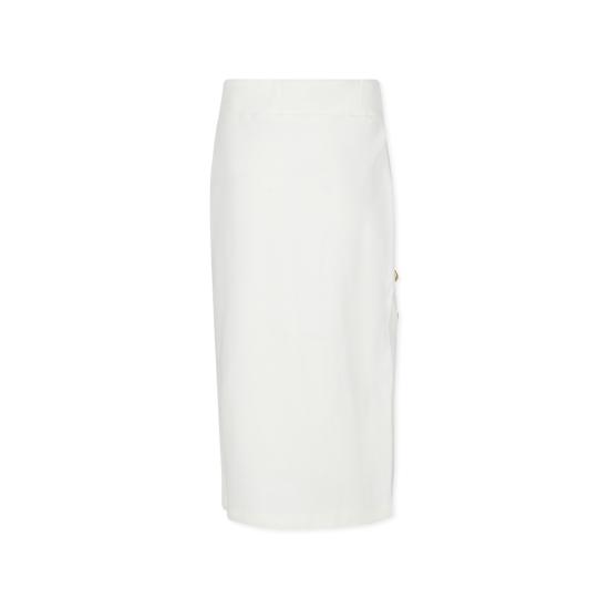 24FW [키즈] 발망 스커트 BV7A70 Z0081 102 IVORY - BALMAIN