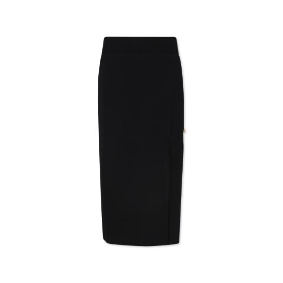 24FW [키즈] 발망 스커트 BV7A70 Z0081 930OR BLACK - BALMAIN