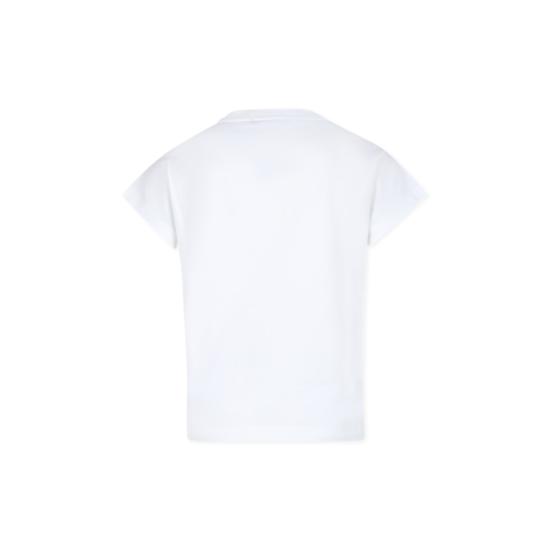 24FW [키즈] 발망 티셔츠 BV8A81 Z1751 100NE WHITE - BALMAIN