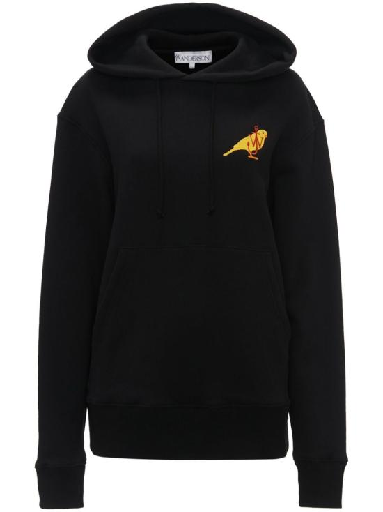  JW앤더슨 후드 티셔츠 JW0208 PG1632 999 BLACK