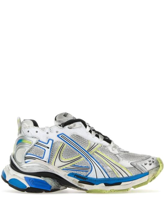 24FW 발렌시아가 러너 772774 W3RMU9074 White yellow blue - BALENCIAGA